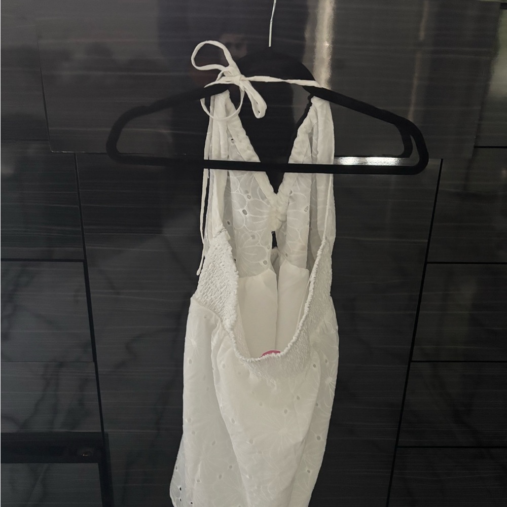 Pink Lily White Mini Dress. Never been worn!